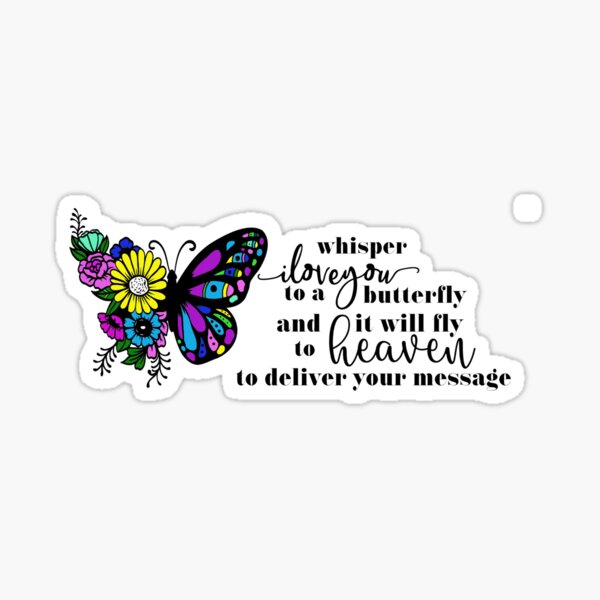 Butterfly Memorial Stickers for Sale  Redbubble