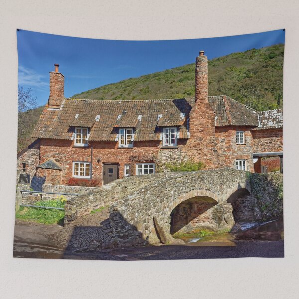 Item preview, Allerford Packhorse Bridge and Cottage   designed and sold by galpinimages.