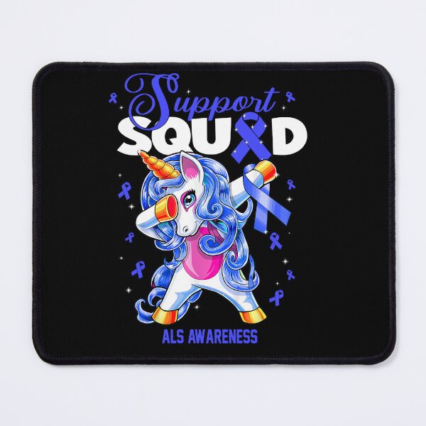 Item preview, Cute Unicorn Support Squad ALS Awareness Men Women Kid designed and sold by tenjun16.