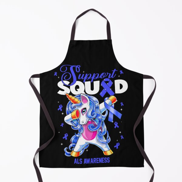 Item preview, Cute Unicorn Support Squad ALS Awareness Men Women Kid designed and sold by tenjun16.
