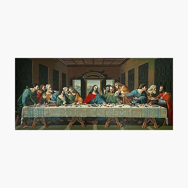 ""The Last Supper" Jesus & The Apostles" Photographic Print for Sale by