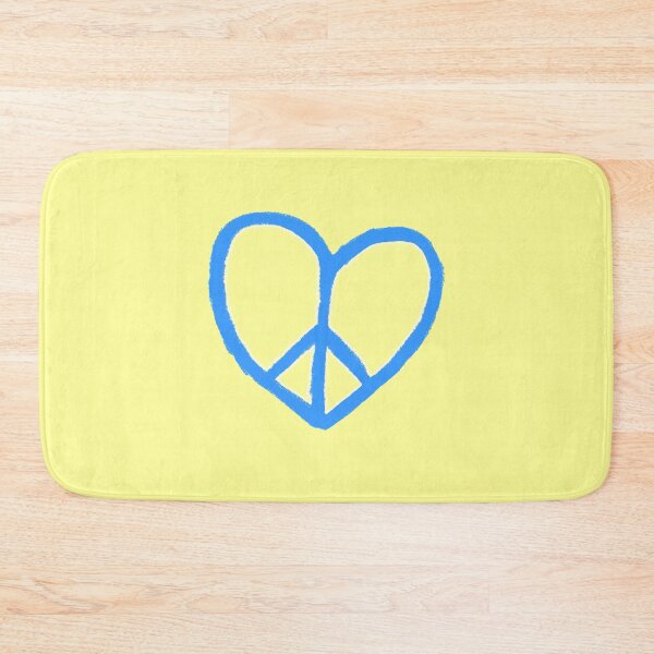 Item preview, Blue Yellow Ukrainian Heart Peace, Peace Love, No War designed and sold by badlydrawnbabe.