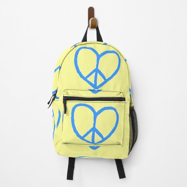 Item preview, Blue Yellow Ukrainian Heart Peace, Peace Love, No War designed and sold by badlydrawnbabe.