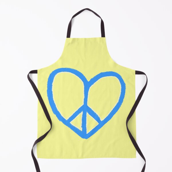 Item preview, Blue Yellow Ukrainian Heart Peace, Peace Love, No War designed and sold by badlydrawnbabe.