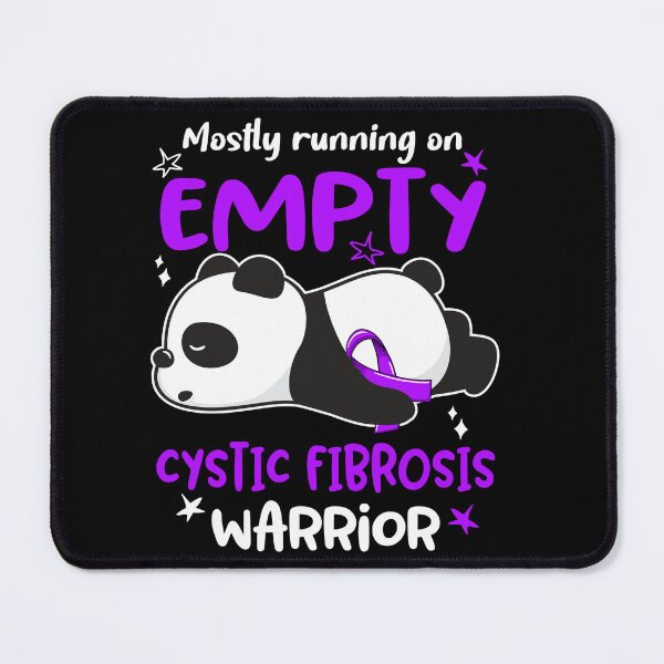 Item preview, Cystic Fibrosis Awareness - Mostly Running On Empty Cystic Fibrosis Warrior designed and sold by Hilten.