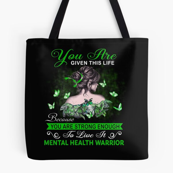 Item preview, You Are Strong Enough To Live It Mental Health Warrior designed and sold by Kohend.