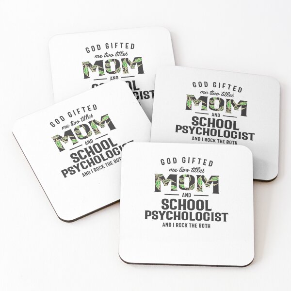 Item preview, God Gifted Me Two Titles Mom and School Psychologist Mother's Day designed and sold by cidolopez.