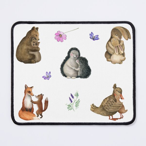Item preview, Cute Forest Animals with Babies designed and sold by silviaol.