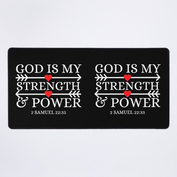 Item preview, God is my strength and power designed and sold by ronaldsonou.