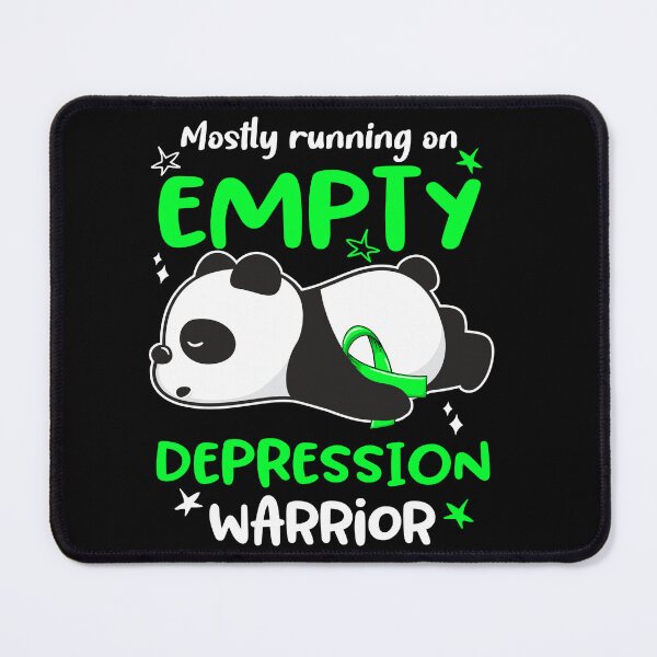 Item preview, Depression Awareness - Mostly Running On Empty Depression Warrior designed and sold by Hilten.