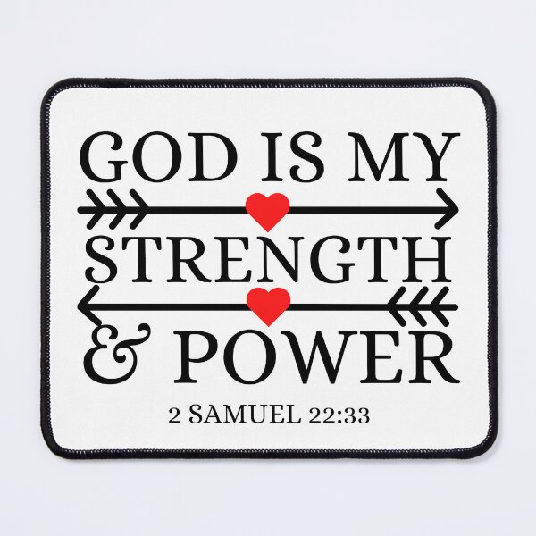 Item preview, God is my strength and power designed and sold by ronaldsonou.