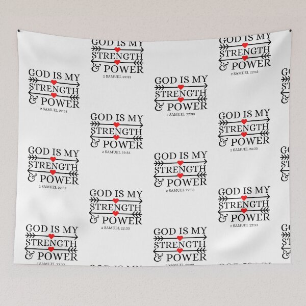 Item preview, God is my strength and power designed and sold by ronaldsonou.