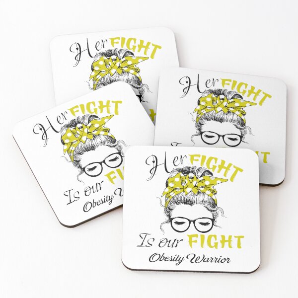Item preview, Obesity Awareness - Her Fight is Our Fight - Support Obesity Gifts designed and sold by Aaron309.