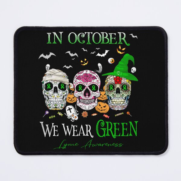 Item preview, In October We Wear Green Lyme Awareness designed and sold by Sabfit.