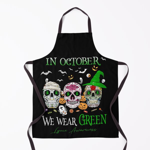 Item preview, In October We Wear Green Lyme Awareness designed and sold by Sabfit.