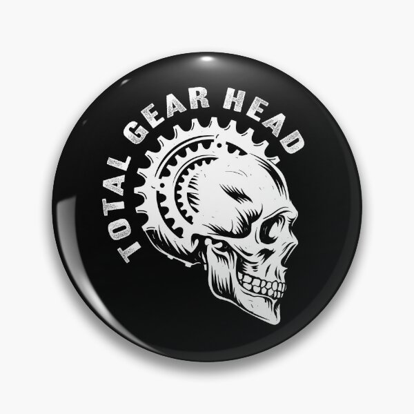 Item preview, Total Gear Head - Bicycle Sprocket Skull  designed and sold by blackdogshop.