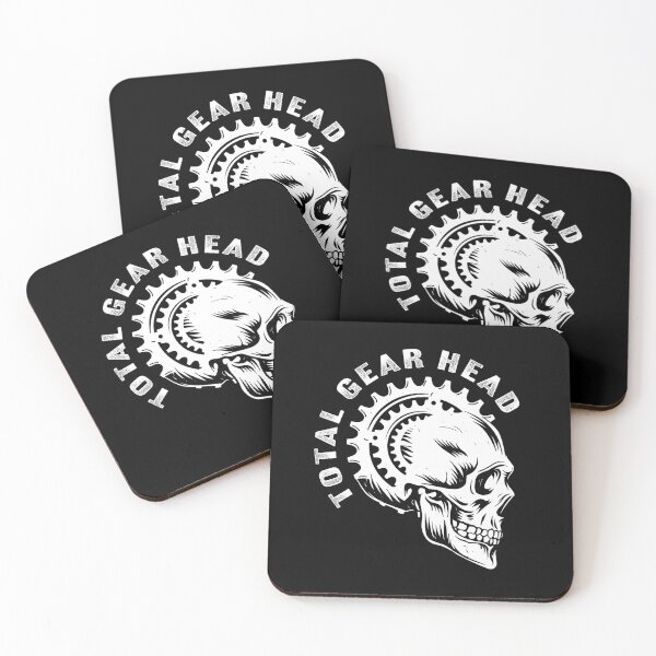 Item preview, Total Gear Head - Bicycle Sprocket Skull  designed and sold by blackdogshop.