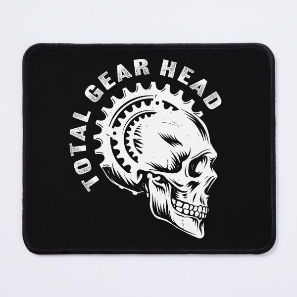 Item preview, Total Gear Head - Bicycle Sprocket Skull  designed and sold by blackdogshop.