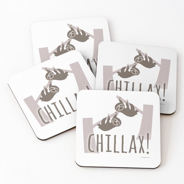 Item preview, Chillax Sloth Fun Lazy Animal Cartoon designed and sold by mytshirtfort.