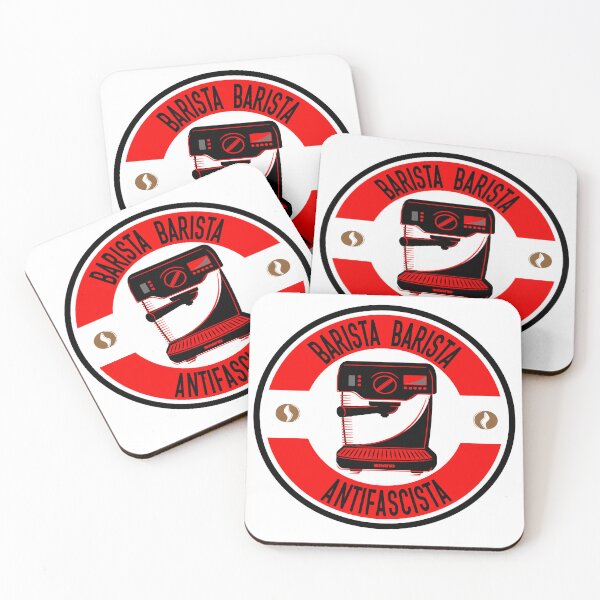 Item preview, Barista Barista Antifascista designed and sold by Cupsofdreams.
