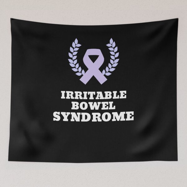 Item preview, Irritable Bowel syndrome periwinkle ribbon women men designed and sold by Jeangel97.