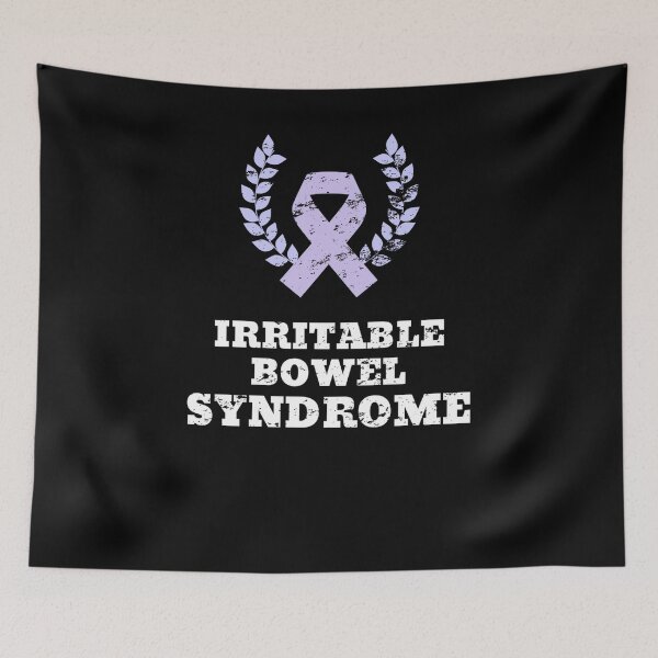 Item preview, Irritable Bowel syndrome periwinkle ribbon women men Retro Vintage designed and sold by Jeangel97.