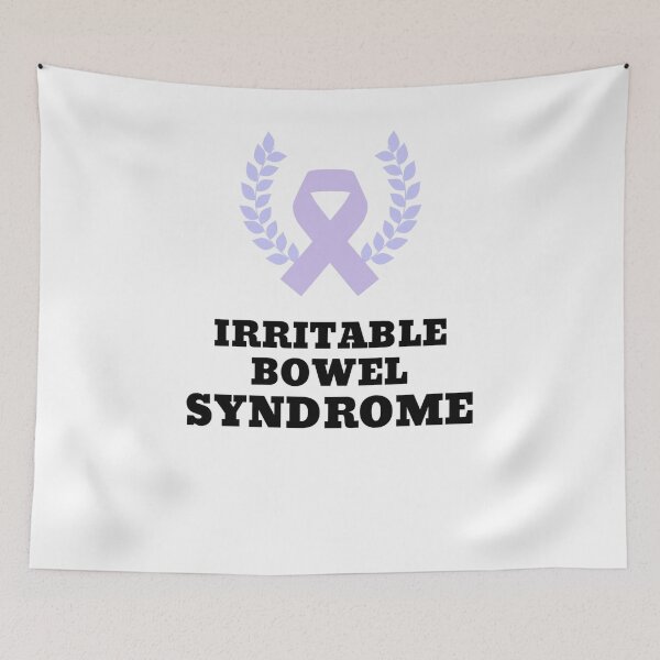 Item preview, Irritable Bowel syndrome periwinkle ribbon women men designed and sold by Jeangel97.