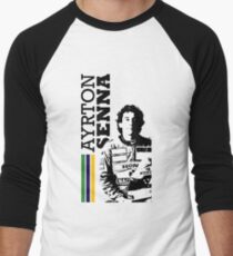 Ayrton Senna Brazil - W Men's Baseball ¾ T-Shirt