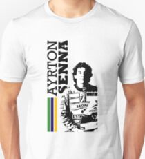 Ayrton Senna Brazil - W Unisex T-Shirt