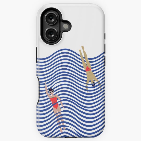 Vista previa del artículo con la obra «Nadando en las ondas », diseñado y vendido por Carmelagaminde.