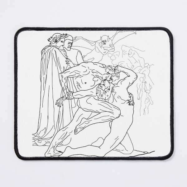 Item preview, Dante and Virgil Line Art designed and sold by DaganSays.