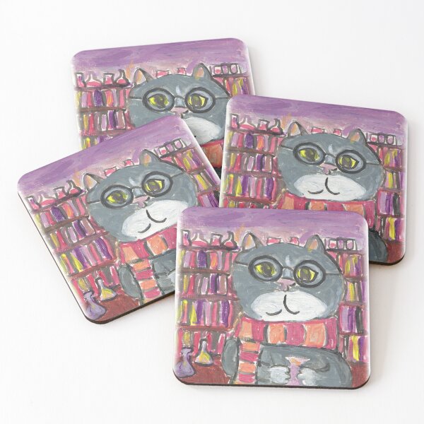 Item preview, Magical Potions Academic Wizard Cat Art designed and sold by mytshirtfort.