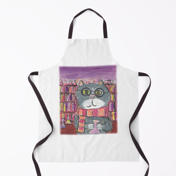 Item preview, Magical Potions Academic Wizard Cat Art designed and sold by mytshirtfort.