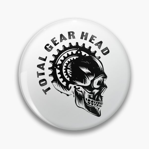 Item preview, Copy of Total Gear Head - Bicycle Sprocket Skull Black designed and sold by blackdogshop.