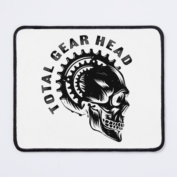 Item preview, Copy of Total Gear Head - Bicycle Sprocket Skull Black designed and sold by blackdogshop.