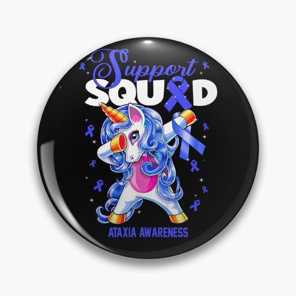 Item preview, Cute Unicorn Support Squad Ataxia Awareness Men Women Kid designed and sold by tenjun16.