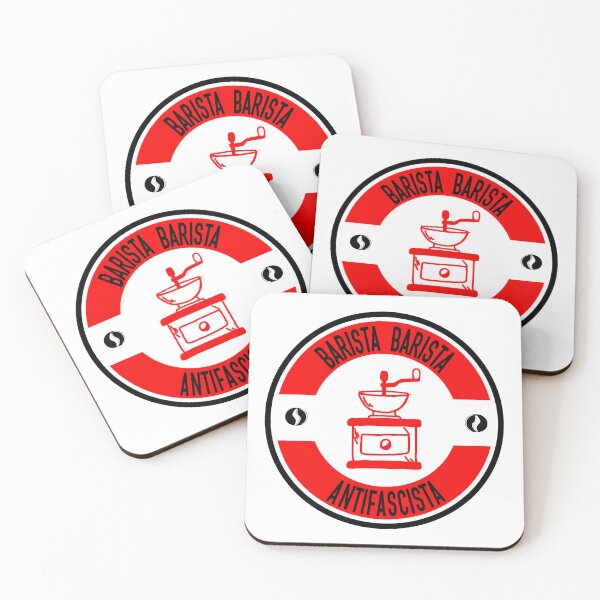 Item preview, Barista Barista Antifascista designed and sold by Cupsofdreams.