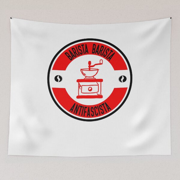Item preview, Barista Barista Antifascista designed and sold by Cupsofdreams.