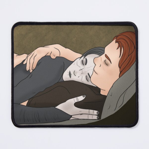 Item preview, Cal Kestis and nightsister Merrin cuddling designed and sold by rebeccaecka.