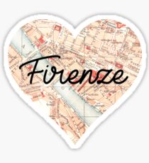 Florence Heart Sticker