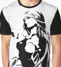 Weathered A2 Nier Automata Close Up Graphic T-Shirt