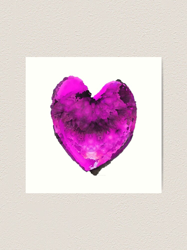 Big Pink Heart Art Print