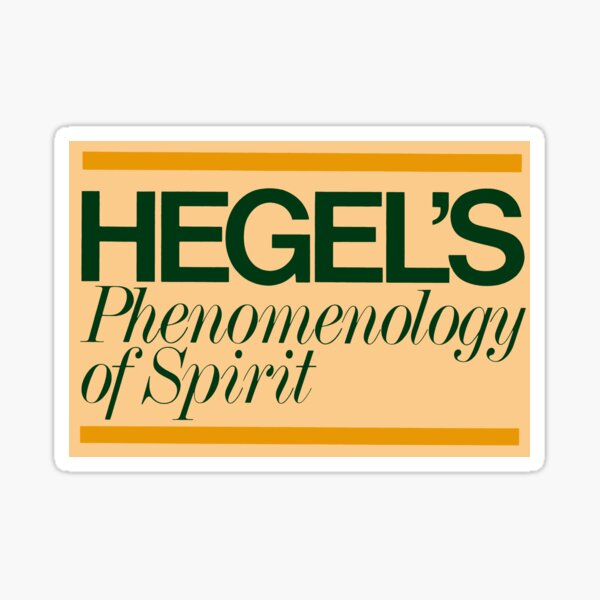 Item preview, Hegels Phenomenology of Spirit - Book Cover, Aesthetic, Philosophy, Dialectics designed and sold by SpaceDogLaika.