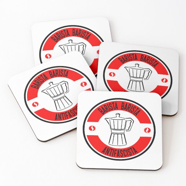 Item preview, Barista Barista Antifascista designed and sold by Cupsofdreams.