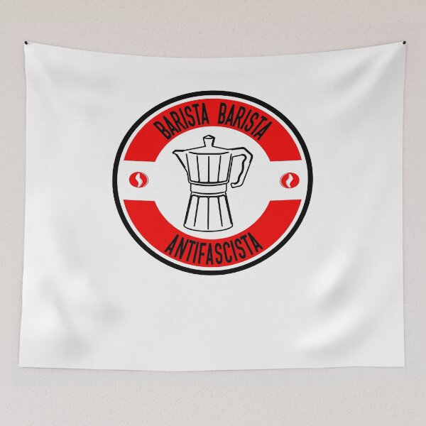 Item preview, Barista Barista Antifascista designed and sold by Cupsofdreams.