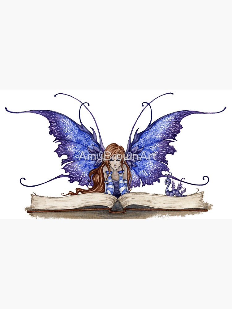 Thumbnail 6 of 6, Bucket Hat, Bookworm Book Fairy designed and sold by AmyBrownArt.