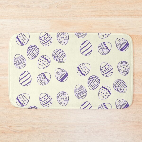 Item preview, Easter Egg Pattern - Purple & Cream designed and sold by DarkGreenSoul.