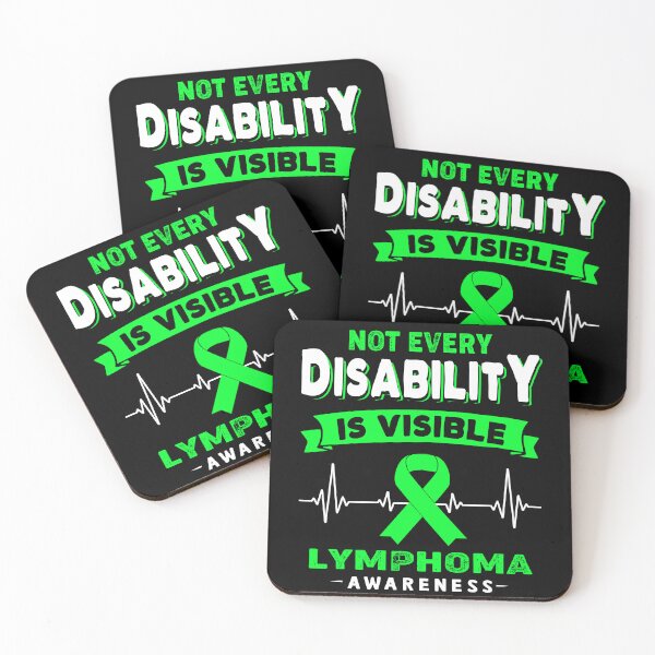 Item preview, Lymphoma Awareness - Not Every Disability Is Visible designed and sold by RidnerStore.