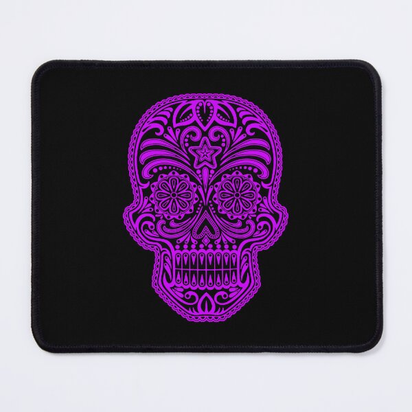 Item preview, Intricate Purple and Black Sugar Skull designed and sold by JeffBartels.