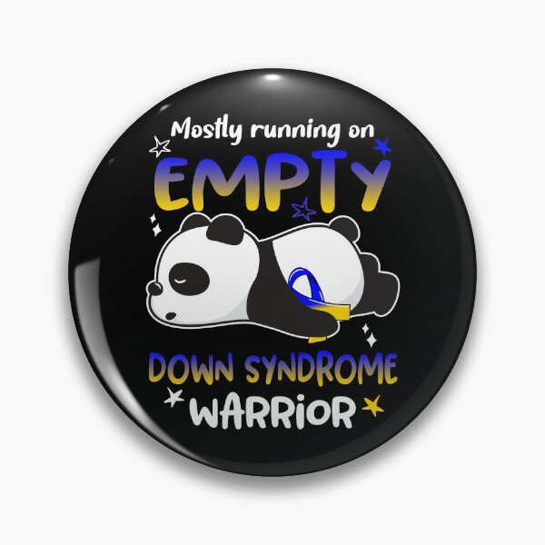 Item preview, Down Syndrome Awareness - Mostly Running On Empty Down Syndrome Warrior designed and sold by Hilten.
